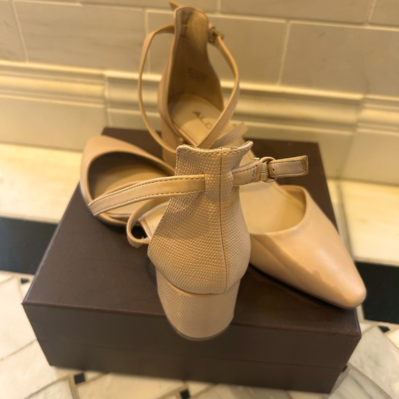 ALDO worn once nude strappy heels size 7 - Picture 9 of 10